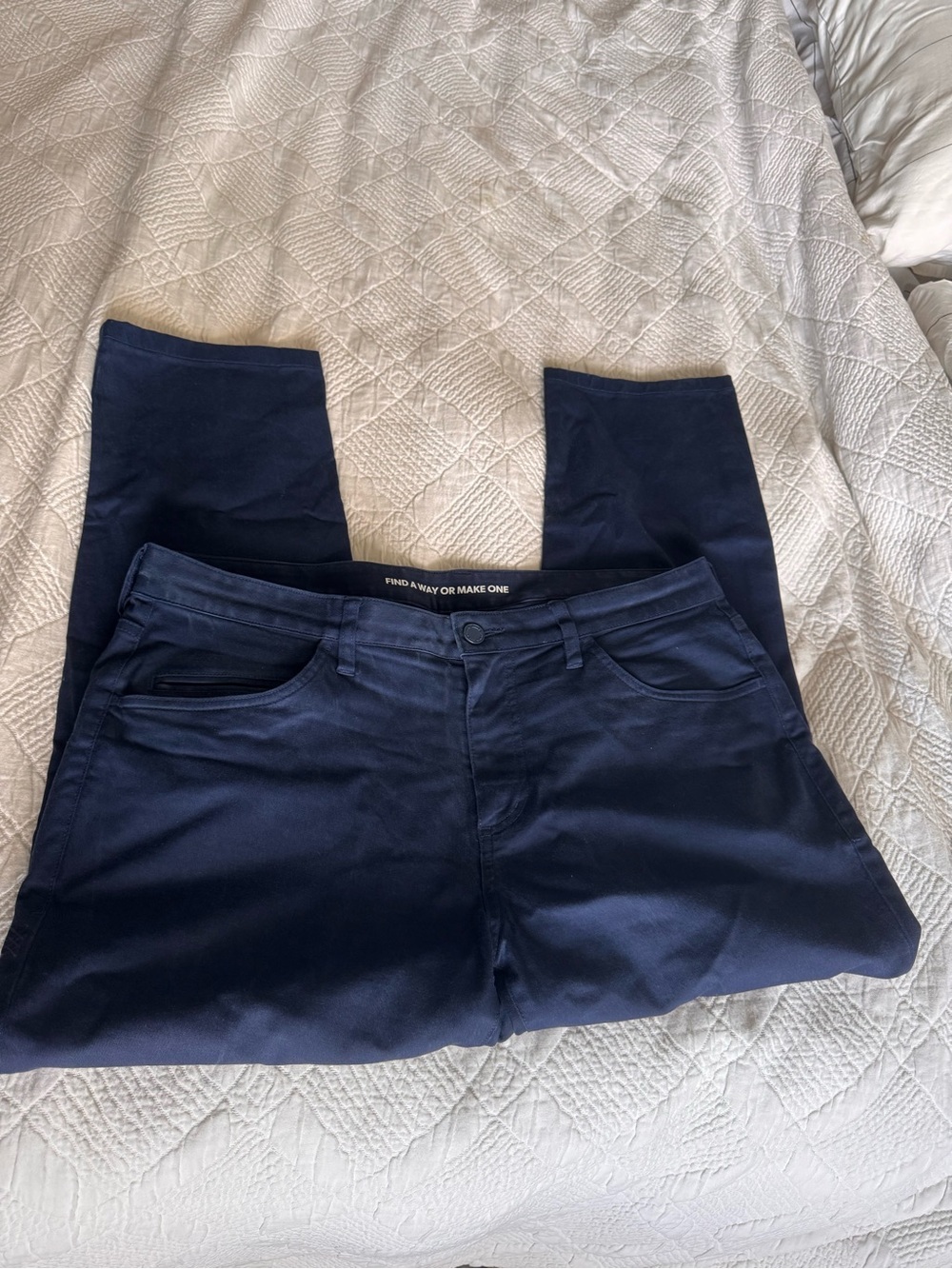 RHONE Navy Performance Stretch Pants
